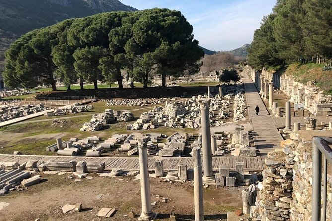 FOR CRUISERS: Best of Ephesus Tour with GUARANTEED ON-TIME RETURN - Terrace Houses: mosaics, right-angle planning, and an active restoration