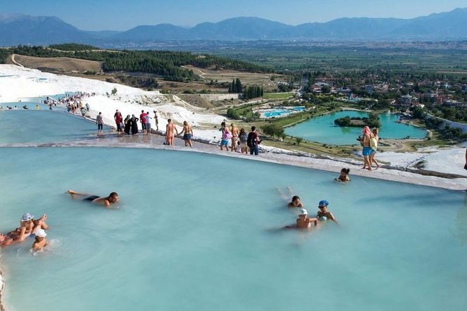 Pamukkale Small Group Tour From Kusadasi or Selcuk Hotels - Hierapolis ruins: Odeon, Roman Baths, and the theater focus