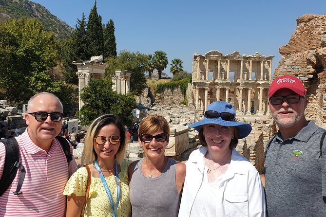 Private Biblical Ephesus Full-Day Tour From Izmir - Entering the Main Ruins: Celsus, Grand Theatre, and Ephesus’ Big Names