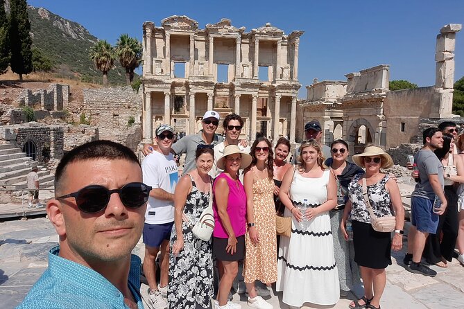 PRIVATE & GROUP: SKIP-THE-LINE EPHESUS with Wine Tasting & Lunch - Ancient Ephesus in about 2 hours: Celsus, Theater, Terrace Houses